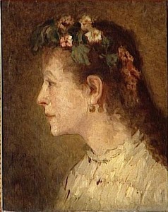 Gustave Ricard, portrait de femme