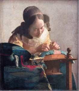 VERMEER - La Dentellière (1669-1671)